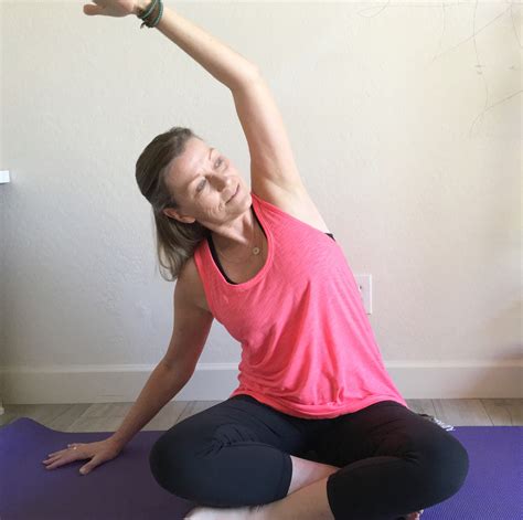 Seated Side Stretch — My Yoga Friend Deb