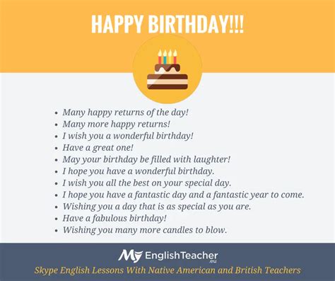 Other Ways To Say HAPPY BIRTHDAY MyEnglishTeacher Eu Blog