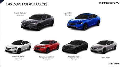 2023 Acura Integra Color Options Acura Integra Forum Yes Its Back