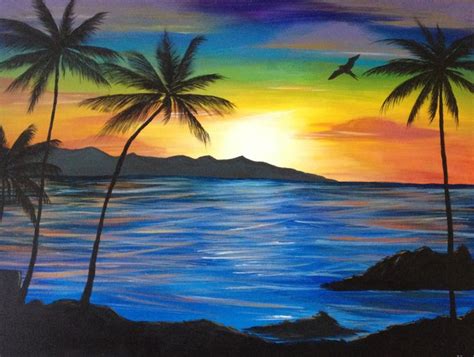Painting Of Hawaii Tropical Art Landscape Art Painting