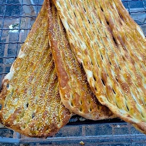 When making my recipe list for the a to z. Persian flat bread...we eat it for breakfast most of the time... in 2019 | Iranian food, Iranian ...