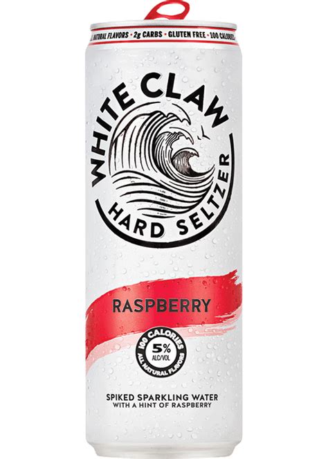 With 95 calories per 330ml serving and 4.5% alc./vol., white claw comes in a variety of fruit flavours. White Claw Hard Seltzer Raspberry | Total Wine & More