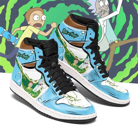 Rick And Morty Air Jordan Custom Shoes M306 Customized Products