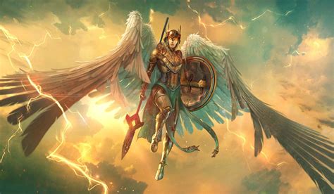 Valkyrie Bonhotal William Character Art Valkyrie Angels And Demons