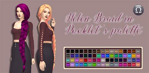 Recolors For All Of My Hairstyles Oydis On Patreon Sims Hair New