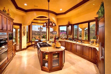 I Think The Outside View Actually Makes His Kitchen Look Amazing Luxury Kitchen Design