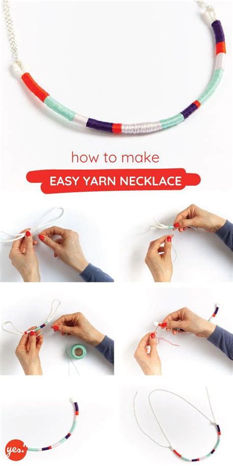 Diy Yarn Necklace Easy Diy Tutorial For A Stunning Handmade Piece Of