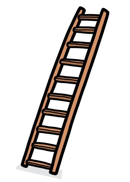 Drawing Of Climbing Stairs Illustrations Royalty Free Vector Graphics