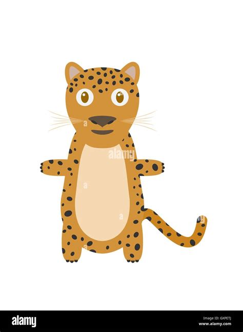White Leopard Stock Vector Images Alamy