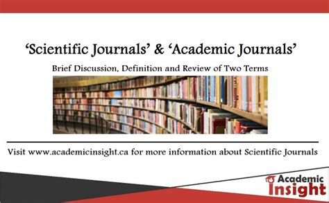 Academic And Scientific Journals Definition And Review