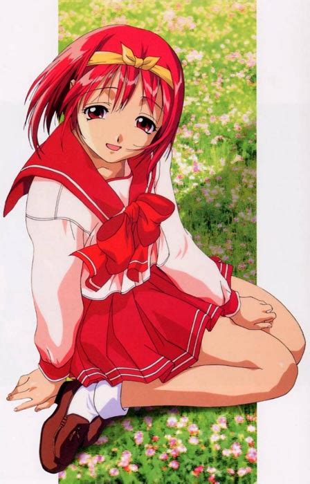 Kamigishi Akari To Heart To Heart Series 1girl Bow Full Body Knees Together Feet Apart