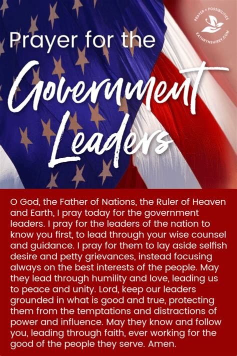 Prayer For The Government Leaders Pray For Leaders Prayer For The