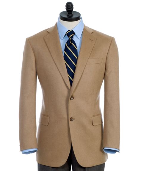 Vintage kingsbridge mens camel hair tan blazer jacket sport coat suit jacket l. Men's Slim Fit Camel Hair Sport Coat | Brooks Brothers
