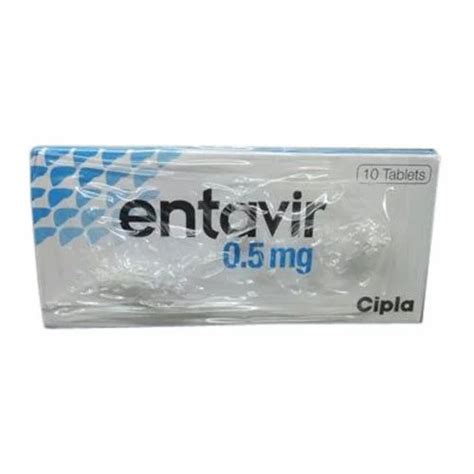 Entavir 05mg Tablets At Rs 450strip Entecavir Antiviral Drugs In