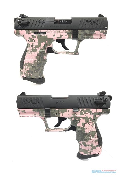Walther P22 Digital Camo Pink Semi For Sale At