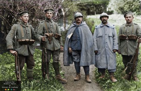 Here Is A Collection Of 29 Incredible Colorized Photos Showing Everyday Life Of French Soldiers