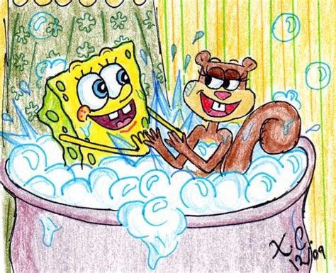 Spongebob And Sandy Spongebob Squarepants Fan Art 36783111 Fanpop