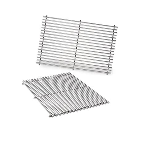 Weber 2 Pack Rectangle Stainless Steel Cooking Grate At Lowes Com