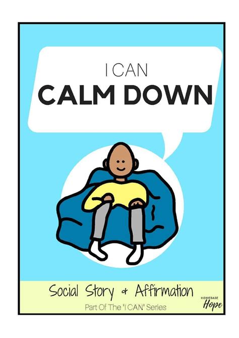 I Can Calm Down Social Story For Kids With Autism