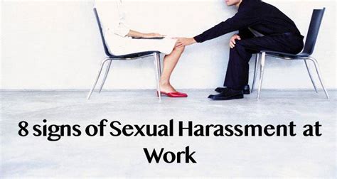 8 signs of sexual harassment at work watch out for them