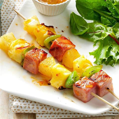 Swiss Ham Kabobs Recipe Taste Of Home