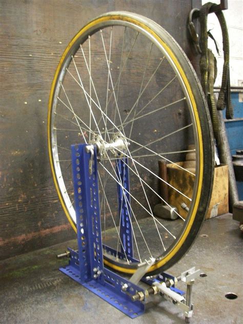 Bicycle wheel spoke are also available in specialty patterns that include the baton and disc types for triathlons and track racing. Scrap Metal Challenge: DIY Bike Wheel Truing Stand | Bike ...