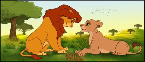 Valentines Day Simba And Nala By Shungilion On Deviantart