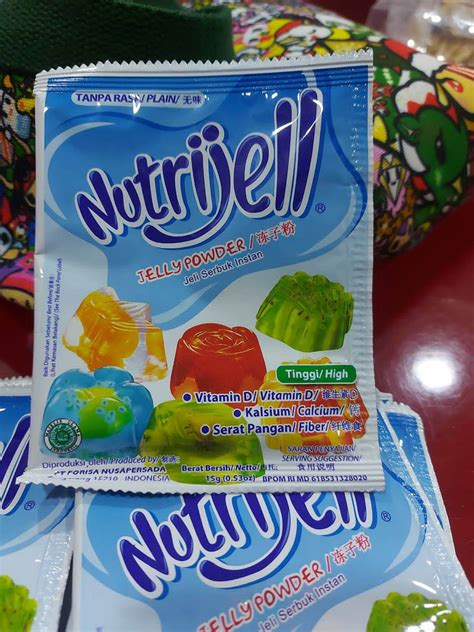 NutriJell Jelly Powder Agar Agar Plain Tanpa Rasa Original | Lazada