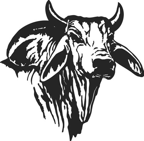 Cow Bull Head Clipart Black And White 20 Free Cliparts Download