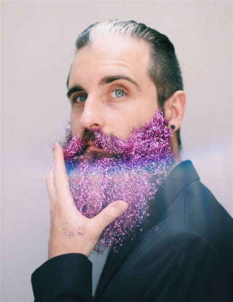 weird instagram trend glitter beards