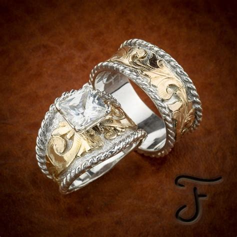 Https://wstravely.com/wedding/cowgirl Wedding Ring Sets