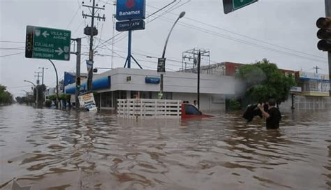 VÍdeo Emergencia En Sinaloa Lluvias Provocan Severas Inundaciones