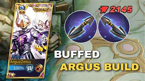 Best One Shot Build For Buffed Argus Please Try Youtube