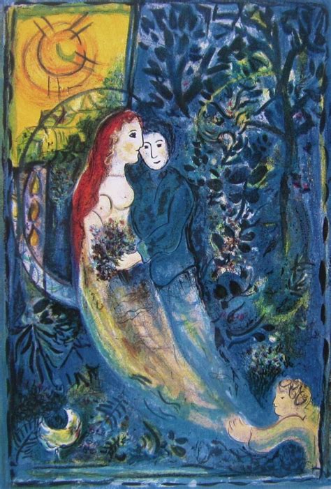 The Wedding Limited Edition Offset Lithograph Marc Chagall Etsy