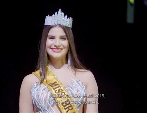 Missnews Miss Brasil 2020 Gaúcha Julia Gama Irá Representar O Brasil