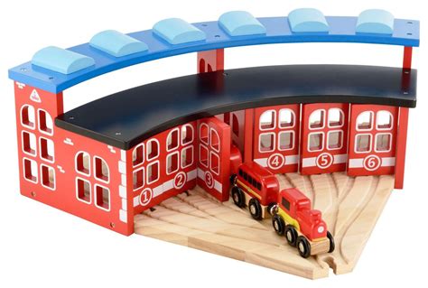 Ending today at 8:51pm bst. ELC Wooden Roundhouse Train Set. Reviews
