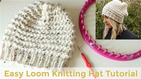 Easy Loom Knitting Hat Tutorial Absolute Beginner Friendly Youtube