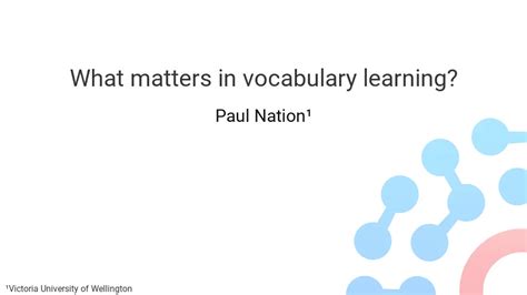 Video What Matters In Vocabulary Learning What Matters In