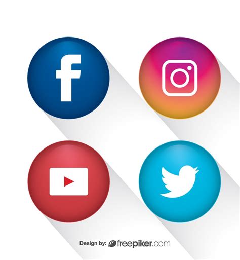 Freepiker 4 Social Networking Icon