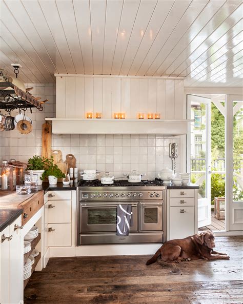 20 cocinas rústicas bonitas, con muebles vintage y mucho ...