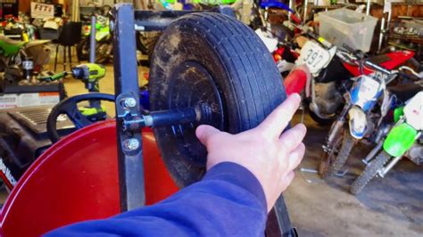 How To Repair A Wheelbarrow Wheel Youtube
