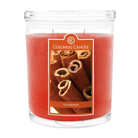 Colonial Candle Cinnamon 22 Oz Oval Jar Colonial Candle The Lamp Stand
