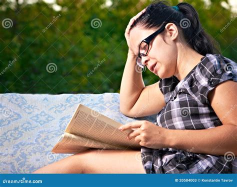 Woman Reading Stock Image Image Of Cute Beautiful Female 20584003