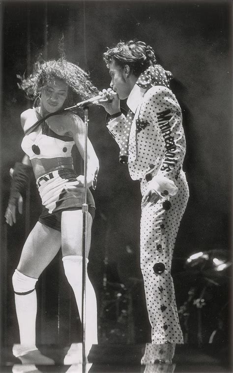 Prince And Cat Glover 1988 Lovesexy Tour Original Vintage Photograph