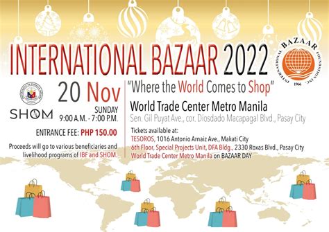 Join International Bazaar 2022 In Manila Scandasia