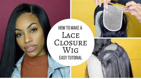Tutorial How To Make A Full Lace Closure Wig Beginner Friendly Youtube