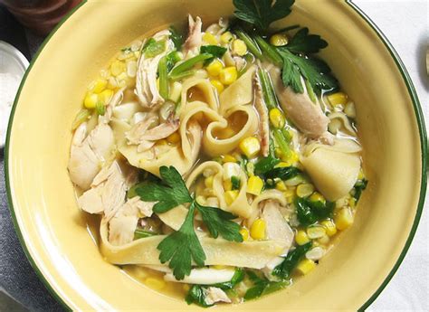 Pennsylvania Dutch Chicken Corn Soup At My Kitchen Table