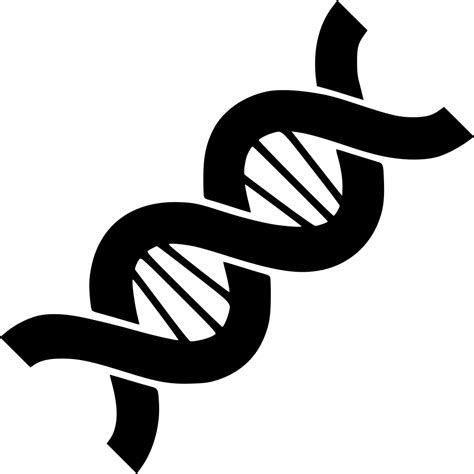 Dna Biology Structure Chain Helix Genetic Genetics Genome Svg Png Icon