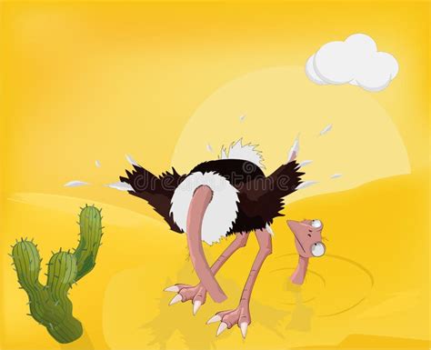 Ostrich Cartoon Stock Vector Illustration Of Ugliness 27425453
