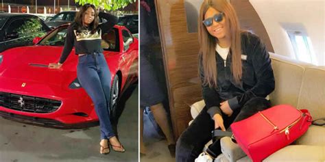 Regina Daniels Flaunts Another Multi Million Naira Ferrari Amidst